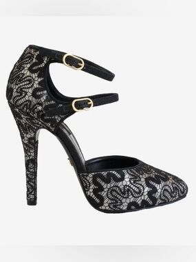 🛍️ Dolce & Gabbana Authentic Lace Overlay Heels